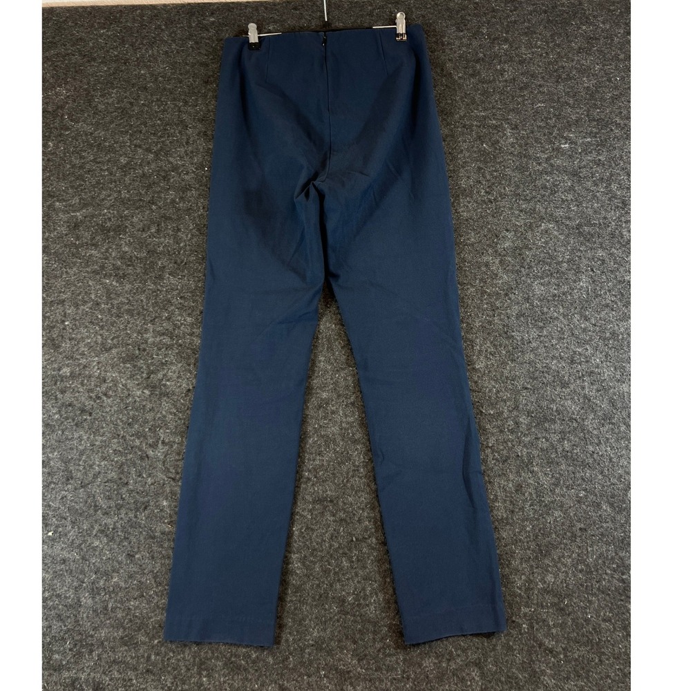 Rag & Bone Navy Blue Slim Fit Trousers Rear Zip Womens USA Size 10 Pants